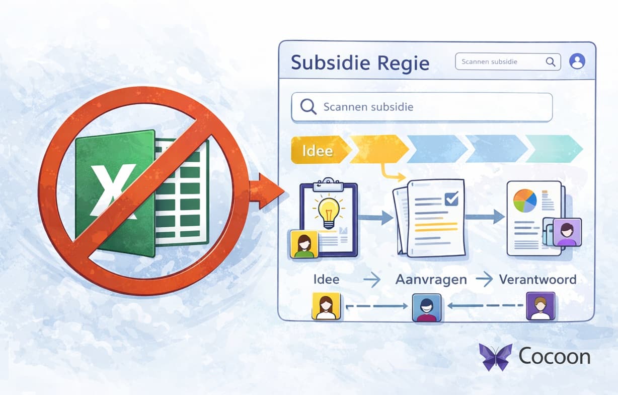 Waarom Excel niet werkt voor subsidiebeheer (en wat beter werkt)